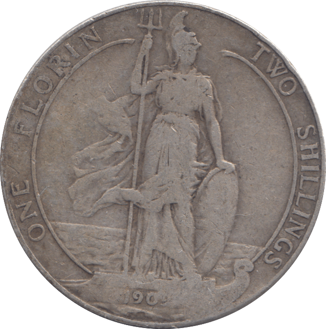 1909 FLORIN ( NF ) - FLORIN - Cambridgeshire Coins