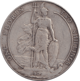 1909 FLORIN ( VF ) - FLORIN - Cambridgeshire Coins