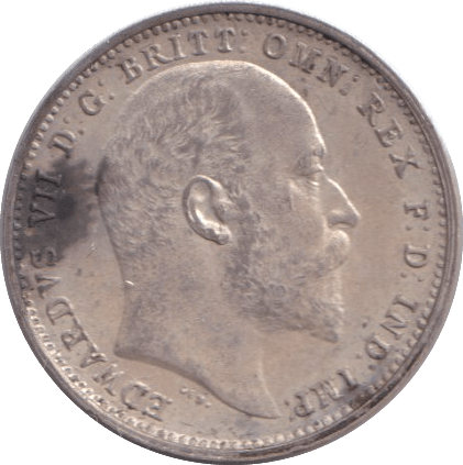 1909 FOURPENCE ( AUNC ) - FOURPENCE - Cambridgeshire Coins
