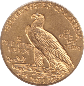 1909 GOLD 2 1/2 DOLLARS USA - GOLD WORLD COINS - Cambridgeshire Coins