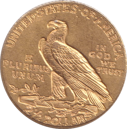 1909 GOLD 2 1/2 DOLLARS USA - GOLD WORLD COINS - Cambridgeshire Coins