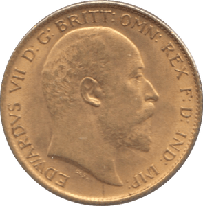 1909 GOLD HALF SOVEREIGN ( AUNC ) - HALF SOVEREIGN - Cambridgeshire Coins