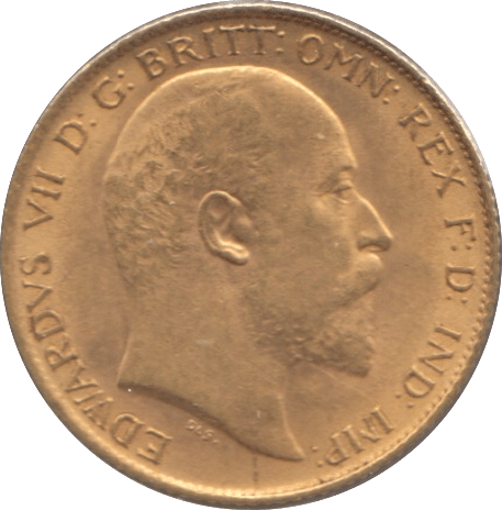 1909 GOLD HALF SOVEREIGN ( AUNC ) - HALF SOVEREIGN - Cambridgeshire Coins