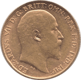 1909 GOLD HALF SOVEREIGN ( AUNC ) - HALF SOVEREIGN - Cambridgeshire Coins