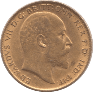 1909 GOLD HALF SOVEREIGN ( EF ) - HALF SOVEREIGN - Cambridgeshire Coins