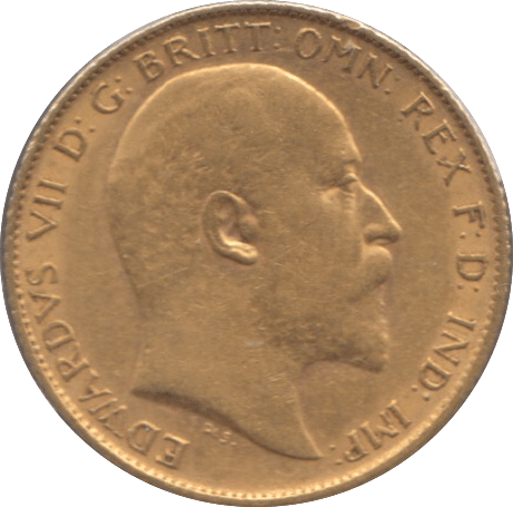 1909 GOLD HALF SOVEREIGN ( EF ) - HALF SOVEREIGN - Cambridgeshire Coins