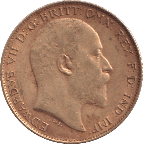 1909 GOLD HALF SOVEREIGN ( GVF ) - HALF SOVEREIGN - Cambridgeshire Coins