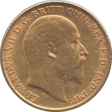 1909 GOLD HALF SOVEREIGN ( VF ) - HALF SOVEREIGN - Cambridgeshire Coins