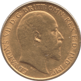 1909 GOLD HALF SOVEREIGN ( VF ) - HALF SOVEREIGN - Cambridgeshire Coins