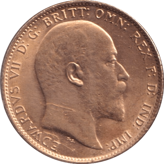 1909 GOLD SOVEREIGN ( AUNC ) - SOVEREIGN - Cambridgeshire Coins