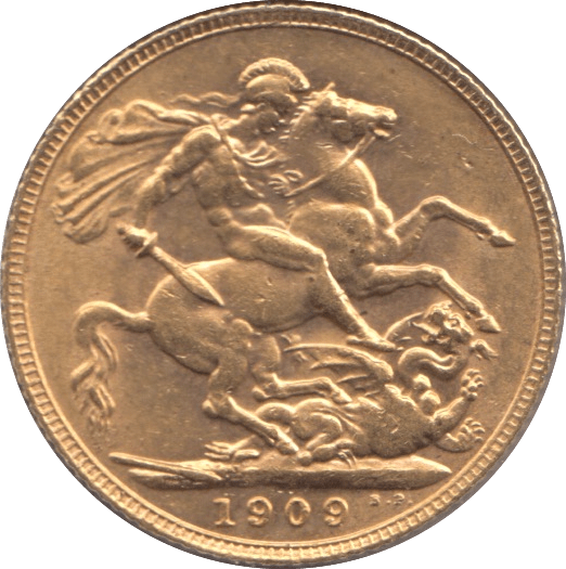 1909 GOLD SOVEREIGN ( EF ) - SOVEREIGN - Cambridgeshire Coins