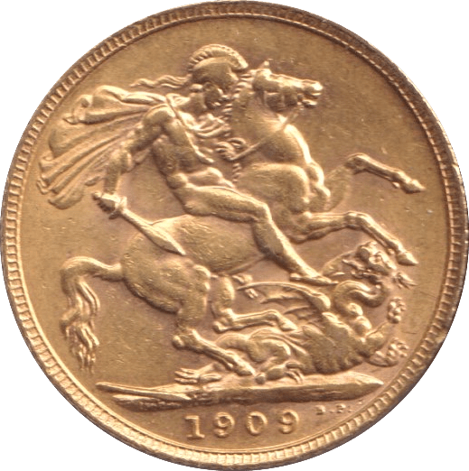 1909 GOLD SOVEREIGN ( EF ) - SOVEREIGN - Cambridgeshire Coins