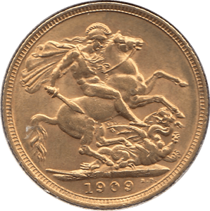 1909 GOLD SOVEREIGN ( GVF ) MELBOURNE MINT - SOVEREIGN - Cambridgeshire Coins