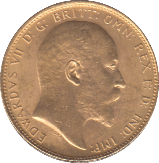 1909 GOLD SOVEREIGN MELBOURNE MINT ( UNC ) - SOVEREIGN - Cambridgeshire Coins