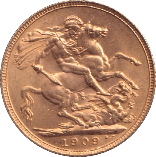 1909 GOLD SOVEREIGN ( UNC ) - SOVEREIGN - Cambridgeshire Coins