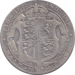 1909 HALFCROWN EDWARD VII ( NF ) - HALFCROWN - Cambridgeshire Coins