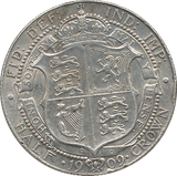 1909 HALFCROWN ( EF )