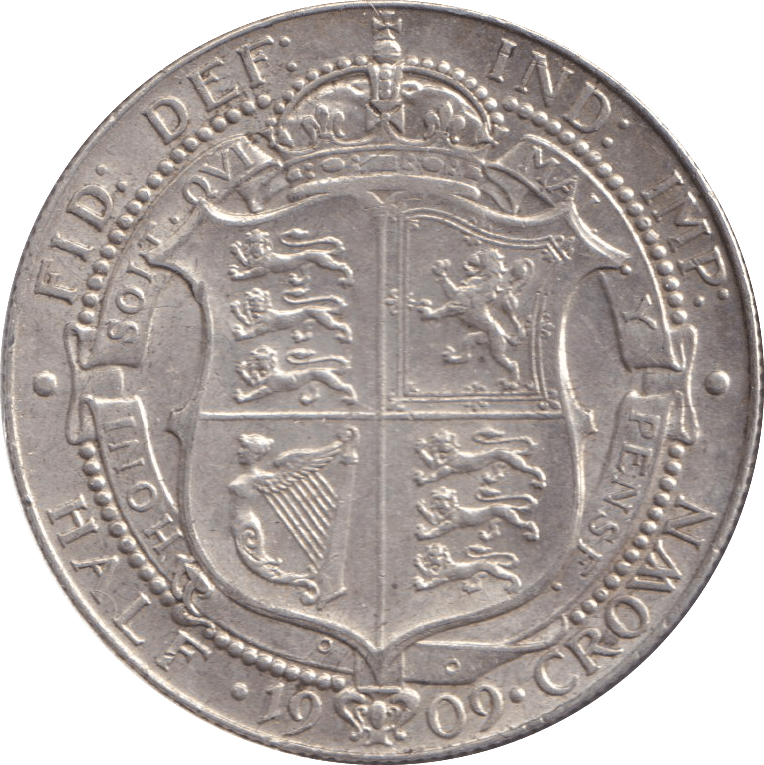 1909 HALFCROWN ( EF ) - WORLD COINS - Cambridgeshire Coins