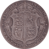 1909 HALFCROWN ( F ) - Halfcrown - Cambridgeshire Coins