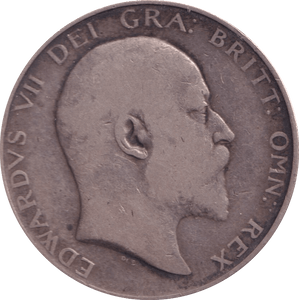 1909 HALFCROWN ( F ) - Halfcrown - Cambridgeshire Coins