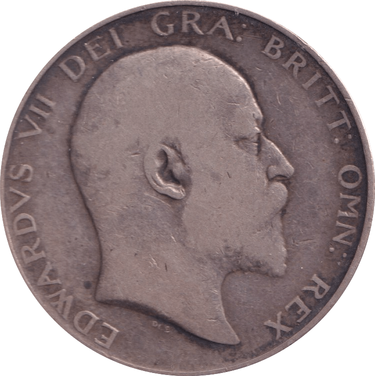 1909 HALFCROWN ( F ) - Halfcrown - Cambridgeshire Coins