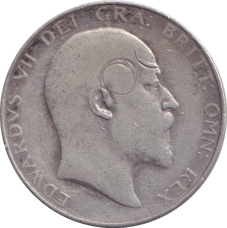 1909 HALFCROWN ( FINE ) 3 - HALFCROWN - Cambridgeshire Coins