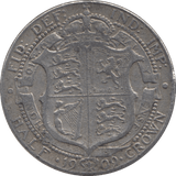 1909 HALFCROWN ( FINE ) - Halfcrown - Cambridgeshire Coins