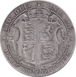 1909 HALFCROWN ( FINE ) - HALFCROWN - Cambridgeshire Coins