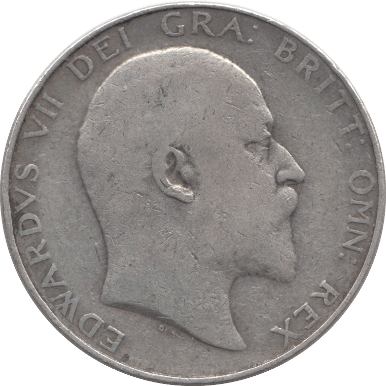 1909 HALFCROWN ( FINE ) - Halfcrown - Cambridgeshire Coins