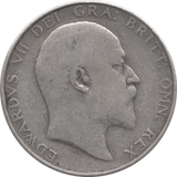 1909 HALFCROWN ( FINE ) - Halfcrown - Cambridgeshire Coins