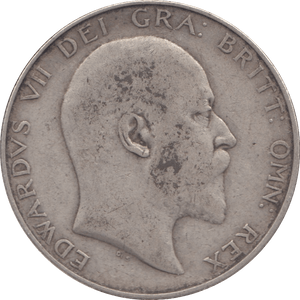 1909 HALFCROWN ( FINE ) - Halfcrown - Cambridgeshire Coins