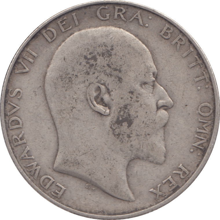 1909 HALFCROWN ( FINE ) - Halfcrown - Cambridgeshire Coins