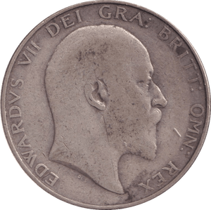 1909 HALFCROWN ( FINE ) - Halfcrown - Cambridgeshire Coins