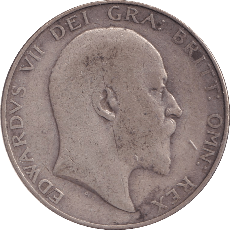 1909 HALFCROWN ( FINE ) - Halfcrown - Cambridgeshire Coins