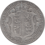 1909 HALFCROWN ( FINE ) - Halfcrown - Cambridgeshire Coins