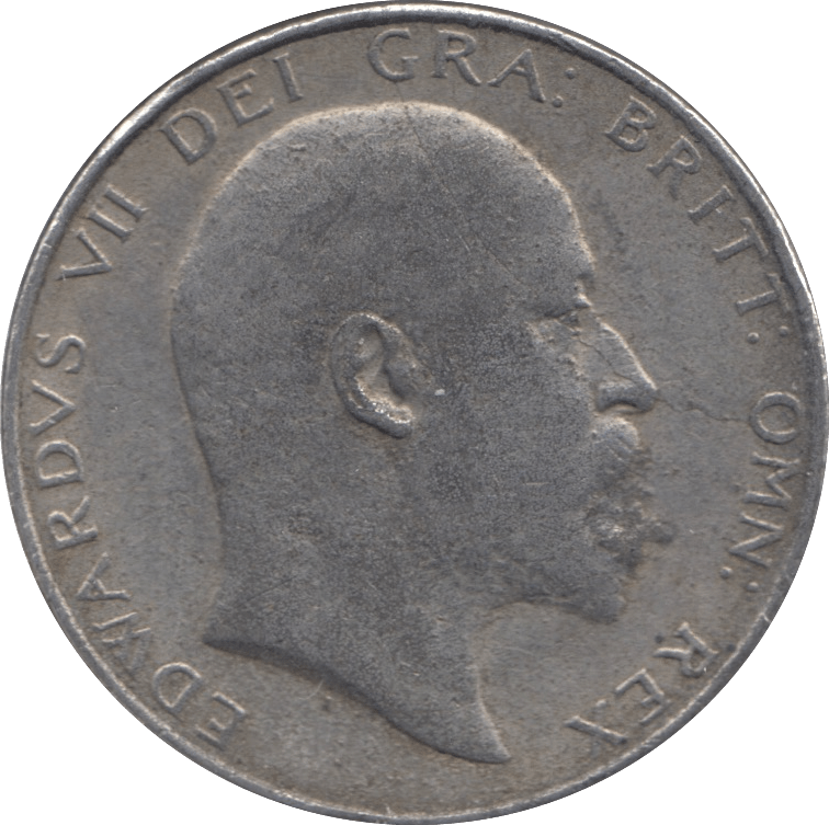 1909 HALFCROWN ( FINE ) - Halfcrown - Cambridgeshire Coins