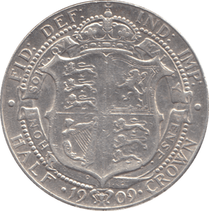 1909 HALFCROWN ( GF ) - HALFCROWN - Cambridgeshire Coins