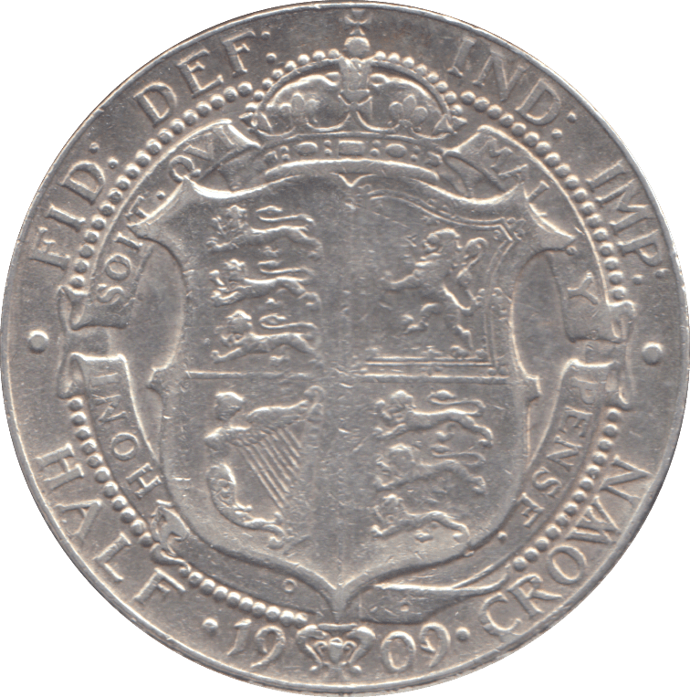 1909 HALFCROWN ( GF ) - HALFCROWN - Cambridgeshire Coins