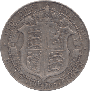 1909 HALFCROWN ( GF ) - HALFCROWN - Cambridgeshire Coins