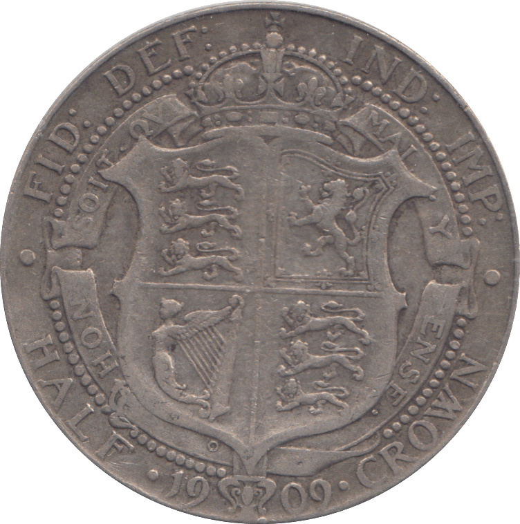 1909 HALFCROWN ( GF ) - HALFCROWN - Cambridgeshire Coins