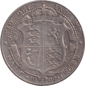 1909 HALFCROWN ( GF ) - WORLD COINS - Cambridgeshire Coins