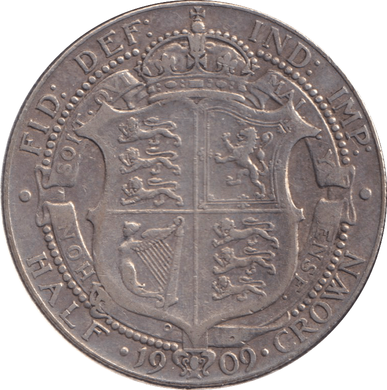 1909 HALFCROWN ( GF ) - WORLD COINS - Cambridgeshire Coins