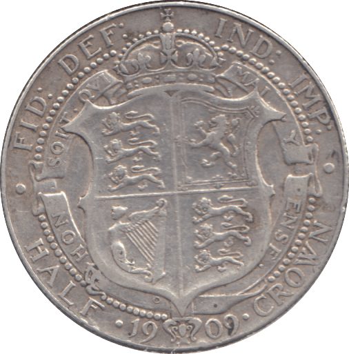 1909 HALFCROWN ( GF ) - WORLD COINS - Cambridgeshire Coins