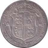 1909 HALFCROWN ( GVF ) 3 - HALFCROWN - Cambridgeshire Coins