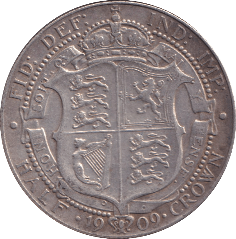 1909 HALFCROWN ( VF ) - HALFCROWN - Cambridgeshire Coins