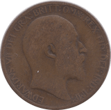 1909 HALFPENNY ( FINE ) - Halfpenny - Cambridgeshire Coins