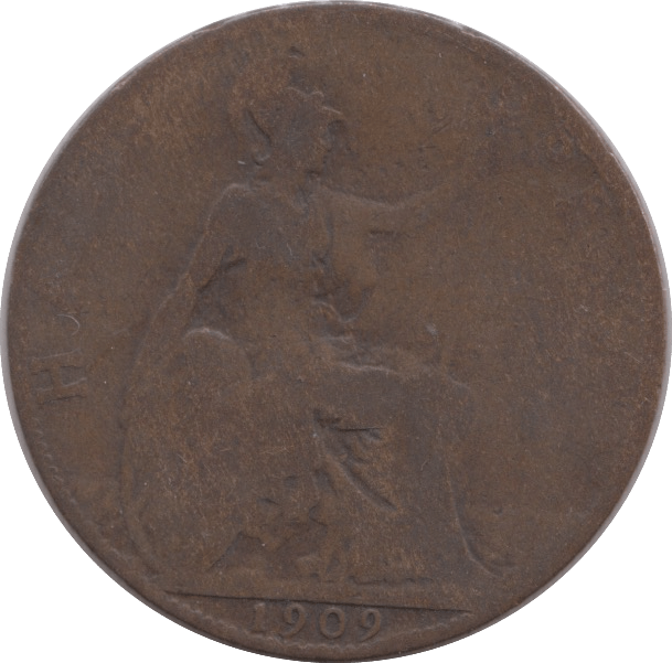 1909 HALFPENNY ( FINE ) - Halfpenny - Cambridgeshire Coins