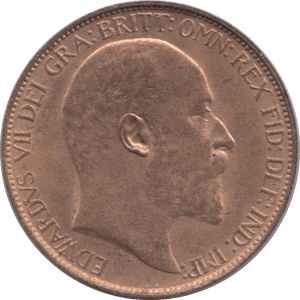 1909 HALFPENNY ( UNC ) - Halfpenny - Cambridgeshire Coins