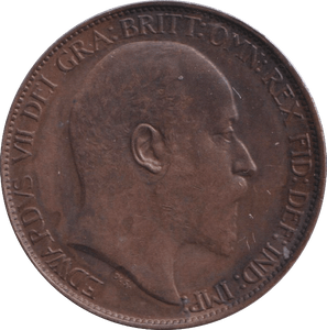1909 HALFPENNY ( UNC ) - HALFPENNY - Cambridgeshire Coins