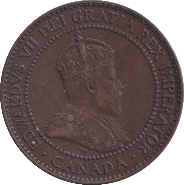 1909 ONE CENT CANADA - WORLD COINS - Cambridgeshire Coins